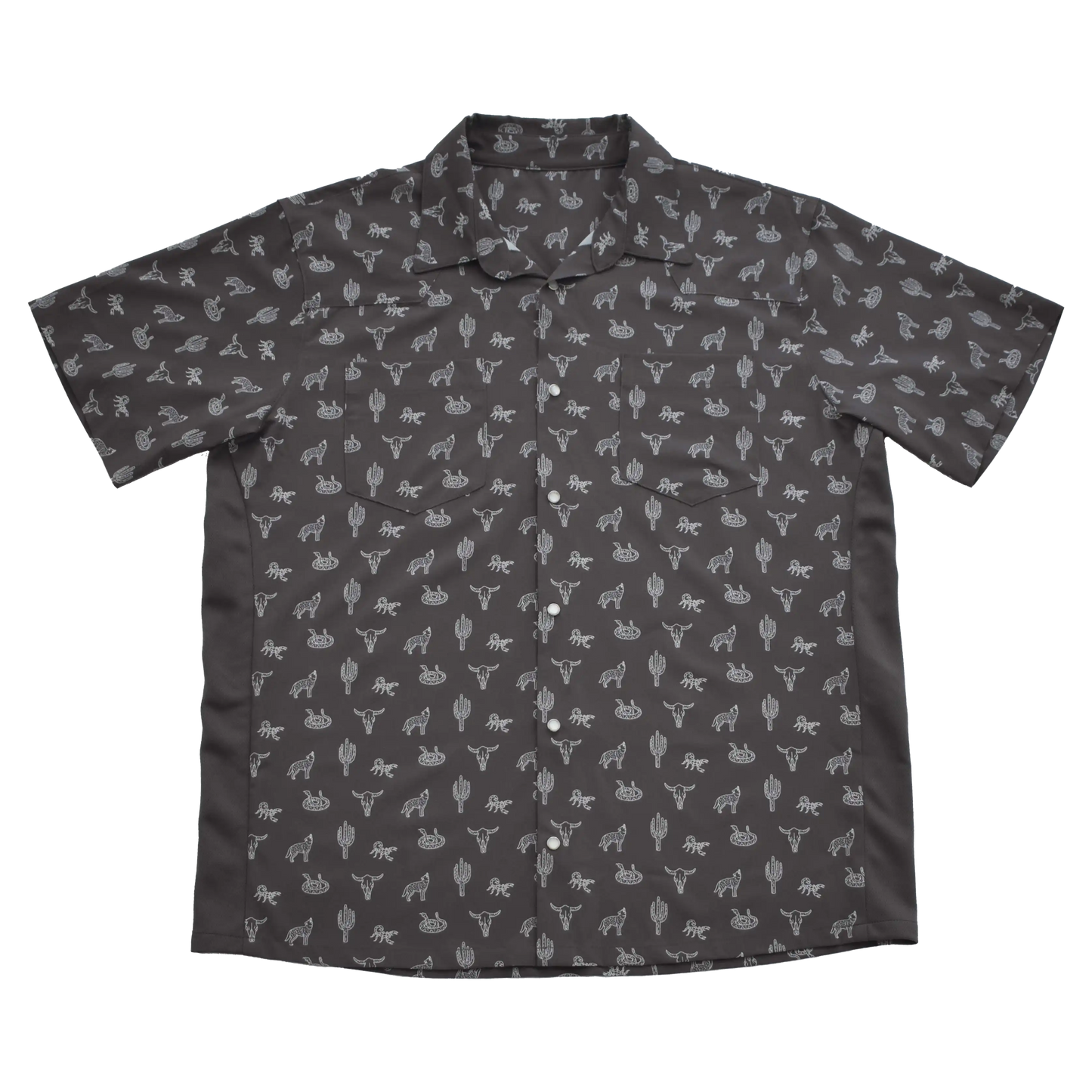 Front of the Badland Breeze shirt in slate