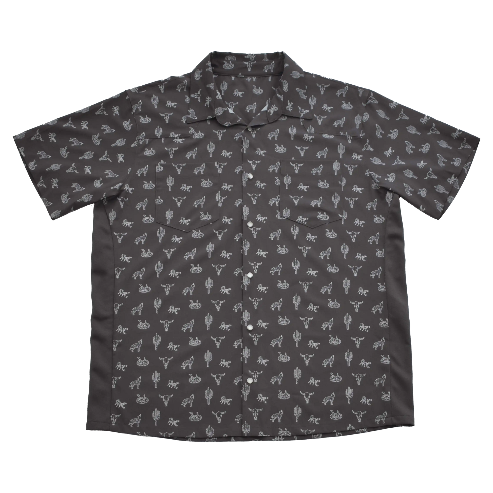 Front of the Badland Breeze shirt in slate